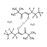 CAS#: 143457-82-3， Bis[(4Z)-6,6,7,7,8,8,8-Heptafluoro-5-(Hydroxy-kappao)-2,2-Dimethyl-4-Octen-3-Onato]Barium Dihydrate