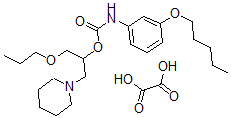 CAS#: 143503-40-6， Oxalic Acid [1-(1-Piperidyl)-3-Propoxy-Propan-2-Yl] N-(3-Pentoxyphenyl)Carbamate