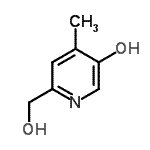CAS#: 143509-40-4， 6-(Hydroxymethyl)-4-Methyl-3-Pyridinol