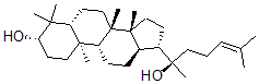 CAS#: 14351-28-1， (20R)-Dammar-24-Ene-3beta,20-Diol