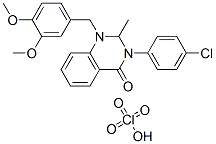 CAS#: 143579-10-6， 3-(4-Chlorophenyl)-1-[(3,4-Dimethoxyphenyl)Methyl]-2-Methylquinazolin-1-Ium-4-One Perchlorate