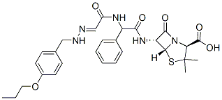 CAS#: 143729-84-4， (2S,5R,6R)-3,3-Dimethyl-7-Oxo-6-[[2-Phenyl-2-[[(2E)-2-[(4-Propoxybenzoyl)Hydrazinylidene]Acetyl]Amino]Acetyl]Amino]-4-Thia-1-Azabicyclo[3.2.0]Heptane-2-Carboxylic Acid