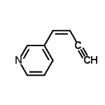 CAS#: 143799-42-2， 3-[(1Z)-1-Buten-3-Yn-1-Yl]Pyridine