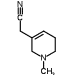CAS#: 143924-17-8， (1-Methyl-1,2,5,6-Tetrahydro-3-Pyridinyl)Acetonitrile