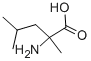 structure of CAS# 144-24-1, 2-Methyl-Leucine
