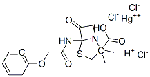 CAS#: 144022-51-5， 4-(Chloromercuric)-phenoxyacetamido penicillin