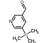 CAS#: 144056-15-5， 5-(Trimethylsilyl)Nicotinaldehyde