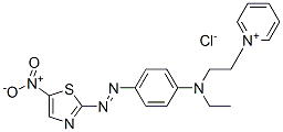 CAS#: 14408-21-0， 1-[2-[Ethyl[4-[(5-Nitrothiazol-2-Yl)Azo]Phenyl]Amino]Ethyl]Pyridinium Chloride