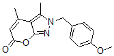 CAS#: 144092-63-7， 2-[(4-Methoxyphenyl)Methyl]-3,4-Dimethylpyrano[6,5-c]Pyrazol-6-One