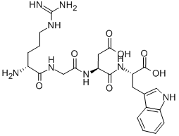 CAS#: 144161-76-2， (3S)-3-[[2-[[(2S)-2-Amino-5-(Diaminomethylideneamino)Pentanoyl]Amino]Acetyl]Amino]-4-[[(2S)-1-Hydroxy-3-(1H-Indol-3-Yl)-1-Oxopropan-2-Yl]Amino]-4-Oxobutanoic Acid