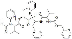 CAS#: 144162-27-6， Pyridin-2-Ylmethyl N-[(2S)-1-[[(2S,5S)-3,3-Difluoro-5-[[(2S)-3-Methyl-2-(Pyridin-2-Ylmethoxycarbonylamino)Butanoyl]Amino]-4-Oxo-1,6-Di(Phenyl)Hexan-2-Yl]Amino]-3-Methyl-1-Oxobutan-2-Yl]Carbamate