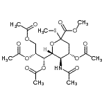 CAS#: 144240-36-8， Dimethyl (6R)-5-acetamido-4-O-acetyl-3,5-dideoxy-2-thio-6-[(1S,2R)-1,2,3-triacetoxypropyl]-L-threo-hex-2-ulopyranosidonate