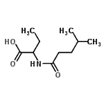 CAS#: 144301-09-7， 2-[(4-Methylpentanoyl)Amino]Butanoic Acid