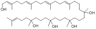CAS#: 144376-62-5， (2E,6E,10E,14E)-3,7,11,15,19,23,27,31,35-Nonamethylhexatriaconta-2,6,10,14,34-Pentaene-1,19,23,27,31-Pentol