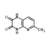 structure of CAS# 144435-06-3, 6-Methylpyrido[2,3-b]Pyrazine-2,3-Diol;6-Methyl-1,4-dihydro-pyrido[2,3-b]pyrazine-2,3-dione;6-methylpyrido[2,3-b]pyrazine-2,3(1H,4H)-dione