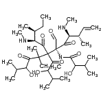 CAS#: 144446-20-8， N-{(3S,4S,6R)-6-Formyl-10-Hydroxy-7-(2-Hydroxy-3-Methylbutanoyl)-3,8,8,11-Tetramethyl-4-(Methylamino)-7-[(2S,3S)-3-Methyl-2-(Methylamino)Pentanoyl]-5,9-Dioxo-1-Dodecen-6-Yl}-2-Hydroxy-N,3-Dimethylbuta Namide