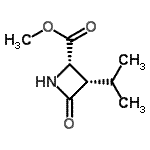 CAS#: 144452-35-7， Methyl (2S,3S)-3-Isopropyl-4-Oxo-2-Azetidinecarboxylate