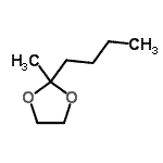 CAS#: 14447-27-9， 2-Butyl-2-Methyl-1,3-Dioxolane