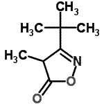 CAS#: 144478-96-6， 4-Methyl-3-(2-Methyl-2-Propanyl)-1,2-Oxazol-5(4H)-One