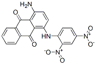 CAS 登录号:14449-97-9, 1-氨基-4-(2,4-二硝基苯胺基)蒽醌