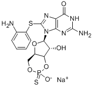 CAS#: 144509-87-5， 8-[(2-Aminophenyl)Thio]-Guanosine Cyclic 3',5'-(Hydrogen Phosphate)
