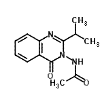 CAS#: 144522-58-7， N-(2-Isopropyl-4-Oxo-3(4H)-Quinazolinyl)Acetamide