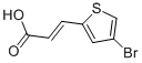 CAS#: 144558-44-1， 3-(4-Bromo-2-Thienyl)-2-Propenoic Acid