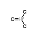 structure of CAS# 14456-34-9, Dichloro(Oxo)Hafnium;hafnium dichloride oxide
