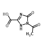 CAS#: 144704-37-0， 1-Acetyl-5-Oxo-2,5-Dihydro-1H-1,2,4-Triazole-3-Carboxylic Acid