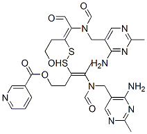 CAS#: 144722-72-5， [(Z)-4-[Formyl-[(2-Methyl-4-Oxo-3H-Pyrimidin-5-Yl)Methyl]Amino]-3-[(E)-2-[Formyl-[(2-Methyl-4-Oxo-3H-Pyrimidin-5-Yl)Methyl]Amino]-5-(Pyridine-3-Carbonyloxy)Pent-2-En-3-Yl]Disulfanylpent-3-Enyl] Pyridine-3-Carboxylate