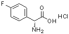 CAS#: 144744-41-2， (2R)-Amino(4-Fluorophenyl)Acetic Acid Hydrochloride (1:1)
