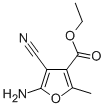 structure of CAS# 14476-67-6, Ethyl 5-Amino-4-Cyano-2-Methyl-3-Furoate;Ethyl 5-Amino-4-Cyano-2-Methyl-Furan-3-Carboxylate;5-Amino-4-Cyano-2-Methyl-3-Furancarboxylic Acid Ethyl Ester;5-Amino-4-Cyano-2-Methyl-Furan-3-Carboxylic Acid Ethyl Ester