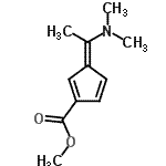 CAS#: 14485-75-7， Methyl (3E)-3-[1-(Dimethylamino)Ethylidene]-1,4-Cyclopentadiene-1-Carboxylate