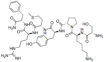 CAS#: 144909-42-2， Seryl-lysyl-prolyl-tyrosyl-methionyl-arginyl-phenylalaninamide