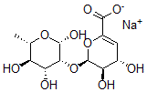 CAS#: 145039-76-5， Sodium (4S,5R,6S)-4,5-Dihydroxy-6-[(2S,3R,4R,5R,6S)-2,4,5-Trihydroxy-6-Methyloxan-3-Yl]Oxy-5,6-Dihydro-4H-Pyran-2-Carboxylate