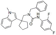 CAS#: 145131-57-3， 3-(2,4-Difluorophenyl)-1-[[1-(1-Methylindol-3-Yl)Cyclopentyl]Methyl]-1-(Phenylmethyl)Urea