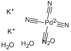 structure of CAS# 14516-46-2, Potassium Tetracyanopalladate(II) Trihydrate;Dipotassium Tetrakis(Cyano-C)Palladate(2-);Palladate(2-), Tetrakis(Cyano-C)-, Dipotassium, (Sp-4-1)-