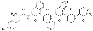 CAS#: 145194-26-9， L-Tyrosyl-D-Phenylalanyl-L-Phenylalanyl-D-Histidyl-L-Leucyl-L-Methioninamide