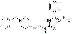 CAS 登录号：145232-62-8， N-[2-(1-苄基哌啶-4-基)乙基硫代氨基甲酰]苯甲酰胺盐酸盐