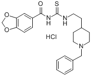 CAS#: 145232-73-1， N-[2-(1-Benzylpiperidin-4-Yl)Ethylcarbamothioyl]-1,3-Benzodioxole-5-Carboxamide Hydrochloride