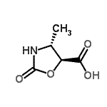CAS#: 145283-61-0， (4R,5S)-4-Methyl-2-Oxo-1,3-Oxazolidine-5-Carboxylic Acid