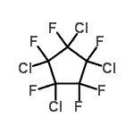 CAS#: 1453-38-9， 1,2,3,4-Tetrachloro-1,2,3,4,5,5-Hexafluorocyclopentane