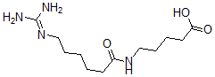 CAS#: 145328-92-3， 5-[6-(Diaminomethylideneamino)Hexanoylamino]Pentanoic Acid