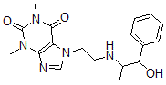 CAS 登录号：14535-83-2， 7-(2-(beta-羟基-alpha-甲基苯乙基氨基)乙基)茶碱