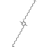 CAS#: 145483-66-5， 1,4-Bis(Dodecyloxy)-2,5-Diiodobenzene