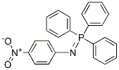 structure of CAS# 14562-02-8, (4-Nitrophenylimino)Triphenylphosphorane;Benzenamine, 4-Nitro-N-(Triphenylphosphoranylidene)-;N-(P-Nitrophenyl)Triphenylphosphine Imide;Nsc126614
