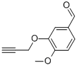 structure of CAS# 145654-01-9, 4-Methoxy-3-Prop-2-Ynoxybenzaldehyde;4-Methoxy-3-Prop-2-Ynoxy-Benzaldehyde;4-Methoxy-3-Propargyloxy-Benzaldehyde;St5340204
