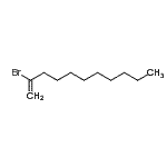structure of CAS# 145732-28-1, 2-Bromo-1-Undecene;2-Bromo-1-undecene;2-BROMOMETHOXY-3-FLUOROBENZONITRILE;MFCD00671863