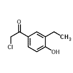 CAS#: 145736-97-6， 2-Chloro-1-(3-Ethyl-4-Hydroxyphenyl)Ethanone