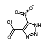 CAS#: 145769-55-7， 4-Nitro-1H-1,2,3-Triazole-5-Carbonyl Chloride